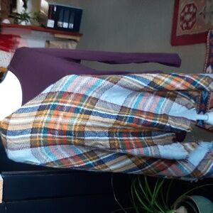 Plaid Cashmere Scarf /Shawl